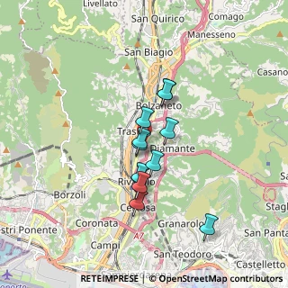 Mappa Autostrada dei Giovi, 16161 Genova GE, Italia (1.31)