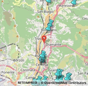 Mappa Autostrada dei Giovi, 16161 Genova GE, Italia (3.181)