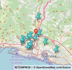 Mappa Autostrada dei Giovi, 16161 Genova GE, Italia (3.0775)