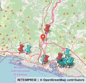 Mappa Autostrada dei Giovi, 16161 Genova GE, Italia (5.04357)