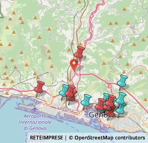 Mappa Autostrada dei Giovi, 16161 Genova GE, Italia (4.98737)