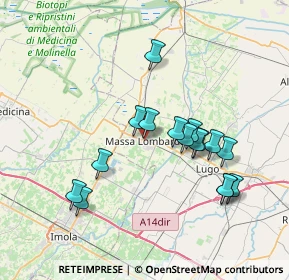 Mappa Viale della Repubblica, 48024 Massa Lombarda RA, Italia (6.96188)