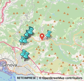 Mappa 16165 Genova GE, Italia (3.45091)