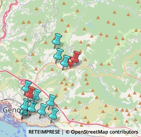 Mappa 16165 Genova GE, Italia (5.15429)