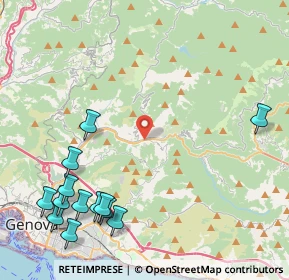 Mappa 16165 Genova GE, Italia (5.77692)
