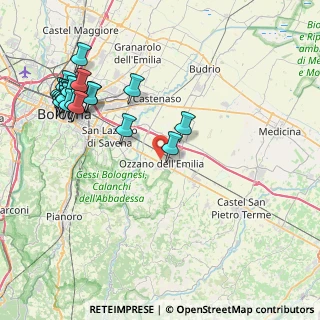 Mappa Via Nilde lotti, 40064 Ozzano dell'Emilia BO, Italia (10.029)