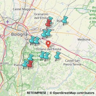 Mappa Via Nilde Iotti, 40064 Ozzano dell'Emilia BO, Italia (7.19643)
