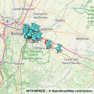 Mappa Via Nilde lotti, 40064 Ozzano dell'Emilia BO, Italia (7.1025)