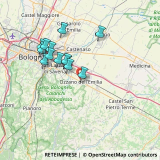 Mappa Via Nilde lotti, 40064 Ozzano dell'Emilia BO, Italia (7.12846)