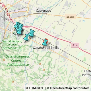 Mappa Via Nilde lotti, 40064 Ozzano dell'Emilia BO, Italia (4.89538)