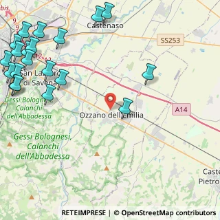 Mappa Via Nilde lotti, 40064 Ozzano dell'Emilia BO, Italia (6.861)