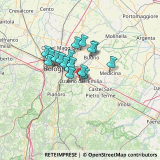 Mappa Via Nilde lotti, 40064 Ozzano dell'Emilia BO, Italia (10.085)