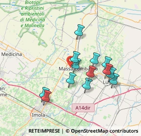 Mappa Via Pierre de Coubertin, 48024 Massa Lombarda RA, Italia (6.53385)