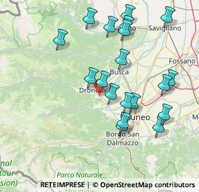 Mappa Dronero, 12025 Dronero CN, Italia (16.03737)