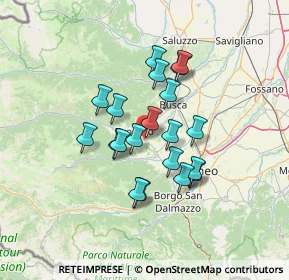 Mappa Dronero, 12025 Dronero CN, Italia (10.7615)