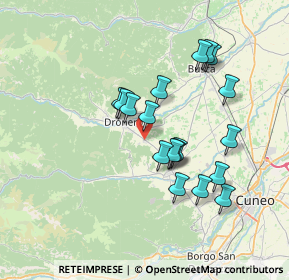 Mappa Dronero, 12025 Dronero CN, Italia (6.495)