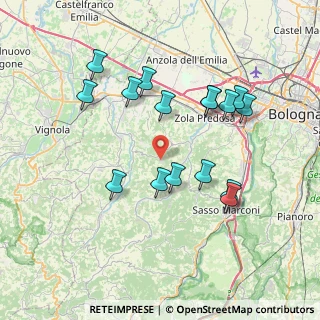 Mappa 40050 Monte San Pietro BO, Italia (7.4275)