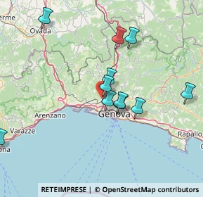 Mappa Via della Costiera, 16161 Genova GE, Italia (14.33727)