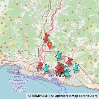 Mappa Via Sergio Kasman, 16159 Genova GE, Italia (4.4075)