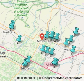 Mappa Via Trebeghino, 48024 Massa lombarda RA, Italia (8.9335)