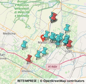 Mappa Via Trebeghino, 48024 Massa lombarda RA, Italia (6.7715)