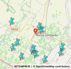 Mappa Via Trebeghino, 48024 Massa lombarda RA, Italia (5.075)