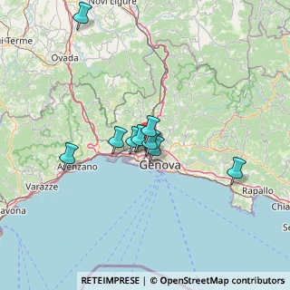 Mappa Via Rocca dei Corvi, 16161 Genova GE, Italia (21.27833)