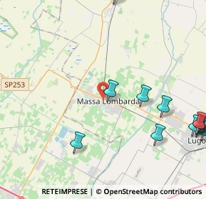 Mappa Via Padre Antonio Costa, 48024 Massa Lombarda RA, Italia (6.1475)