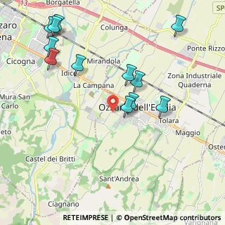 Mappa Via S. Cristoforo, 40064 Ozzano dell'Emilia BO, Italia (2.3675)