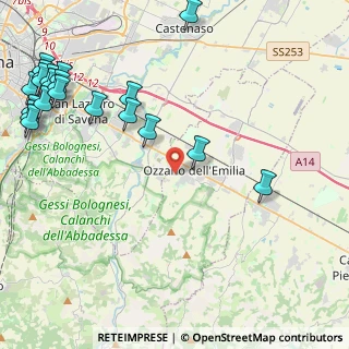 Mappa Via S. Cristoforo, 40064 Ozzano dell'Emilia BO, Italia (6.234)
