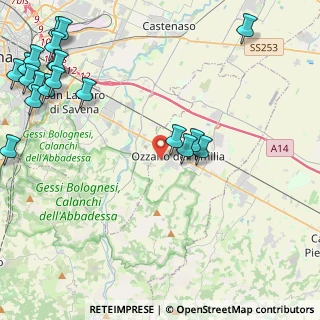 Mappa Via S. Cristoforo, 40064 Ozzano dell'Emilia BO, Italia (6.461)