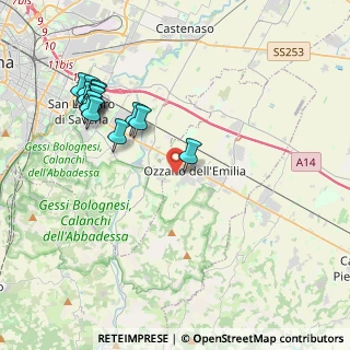 Mappa Via S. Cristoforo, 40064 Ozzano dell'Emilia BO, Italia (4.40385)