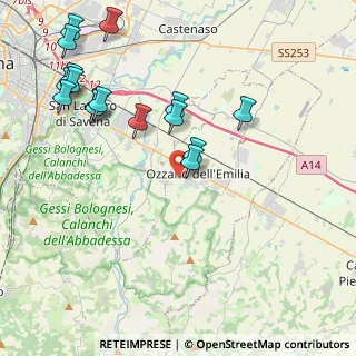 Mappa Via S. Cristoforo, 40064 Ozzano dell'Emilia BO, Italia (4.73625)