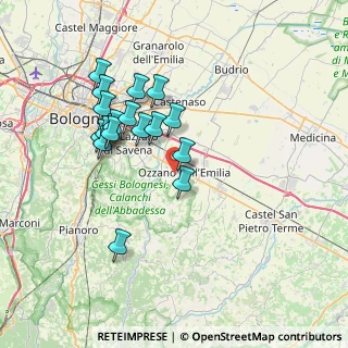 Mappa Via S. Cristoforo, 40064 Ozzano dell'Emilia BO, Italia (6.81444)