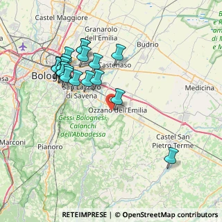 Mappa Via S. Cristoforo, 40064 Ozzano dell'Emilia BO, Italia (8.14211)