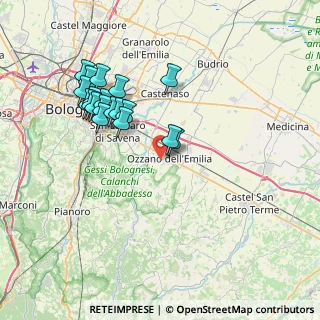Mappa Via S. Cristoforo, 40064 Ozzano dell'Emilia BO, Italia (7.45263)