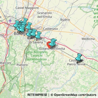 Mappa Via S. Cristoforo, 40064 Ozzano dell'Emilia BO, Italia (9.5005)