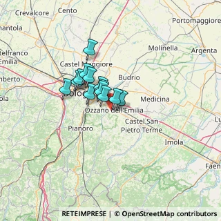 Mappa Via S. Cristoforo, 40064 Ozzano dell'Emilia BO, Italia (8.40154)