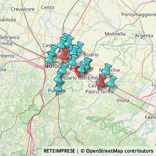 Mappa Via S. Cristoforo, 40064 Ozzano dell'Emilia BO, Italia (9.9245)