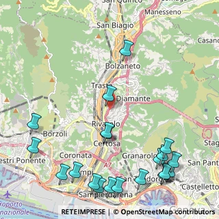 Mappa Via delle Tofane, 16161 Genova GE, Italia (3.011)
