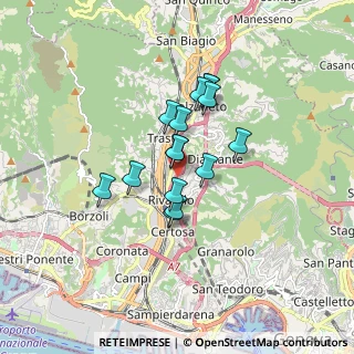 Mappa Via delle Tofane, 16161 Genova GE, Italia (1.21467)