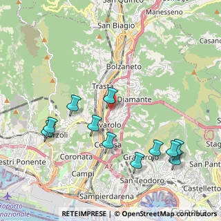 Mappa Via delle Tofane, 16161 Genova GE, Italia (2.31545)