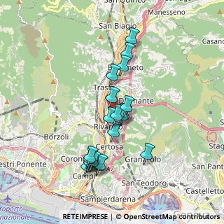 Mappa Via delle Tofane, 16161 Genova GE, Italia (1.701)