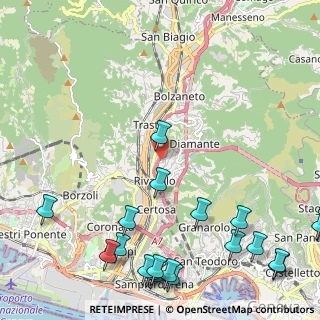 Mappa Via delle Tofane, 16161 Genova GE, Italia (3.298)