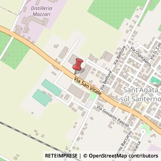 Mappa Via San Vitale, 71, 48020 Sant'Agata sul Santerno, Ravenna (Emilia Romagna)