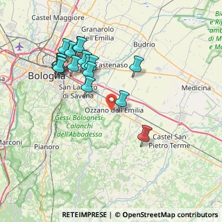 Mappa Via Luigi Galvani, 40064 Ozzano dell'Emilia BO, Italia (8.02588)