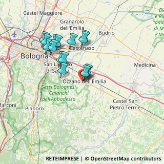 Mappa Via Luigi Galvani, 40064 Ozzano dell'Emilia BO, Italia (6.53667)