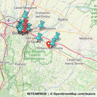 Mappa Via Giacomo Leopardi, 40064 Ozzano dell'Emilia BO, Italia (10.083)