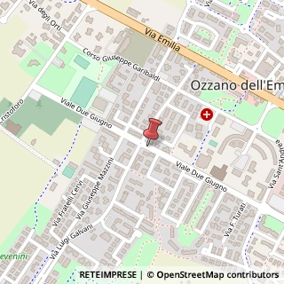 Mappa Viale II Giugno, 24, 40064 Ozzano dell'Emilia, Bologna (Emilia Romagna)
