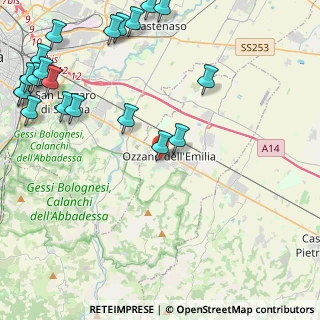 Mappa Viale II Giugno, 40064 Ozzano dell'Emilia BO, Italia (6.278)